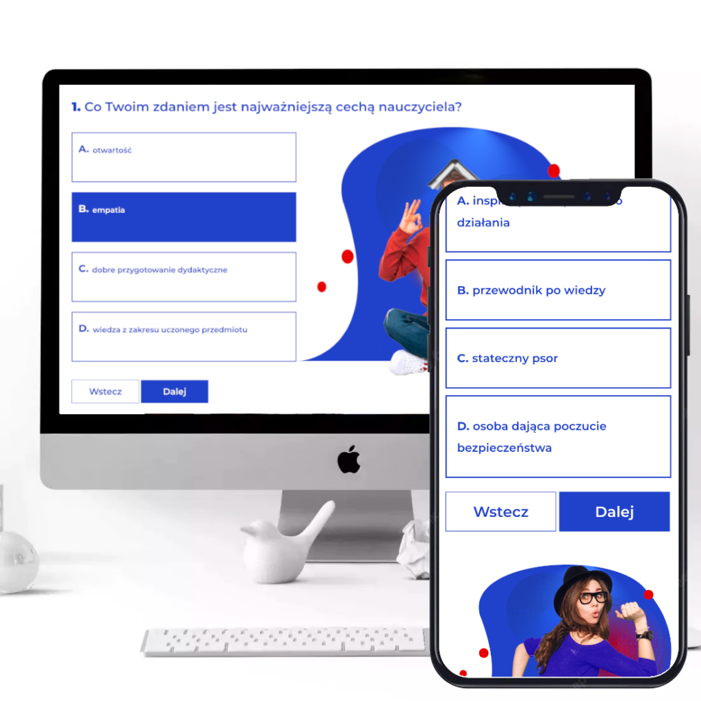 Interaktywna aplikacja typu QUIZ