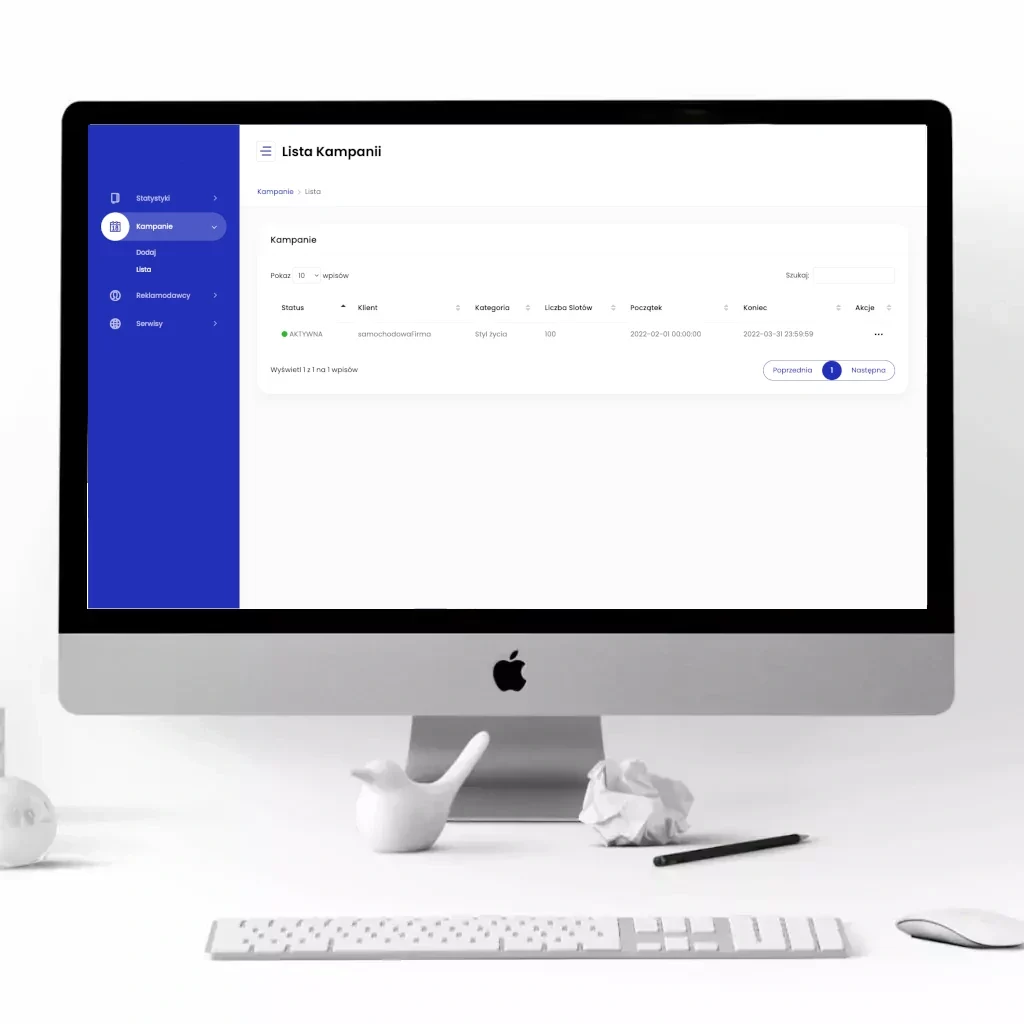 System Zarządzania Kampaniami Reklamowymi