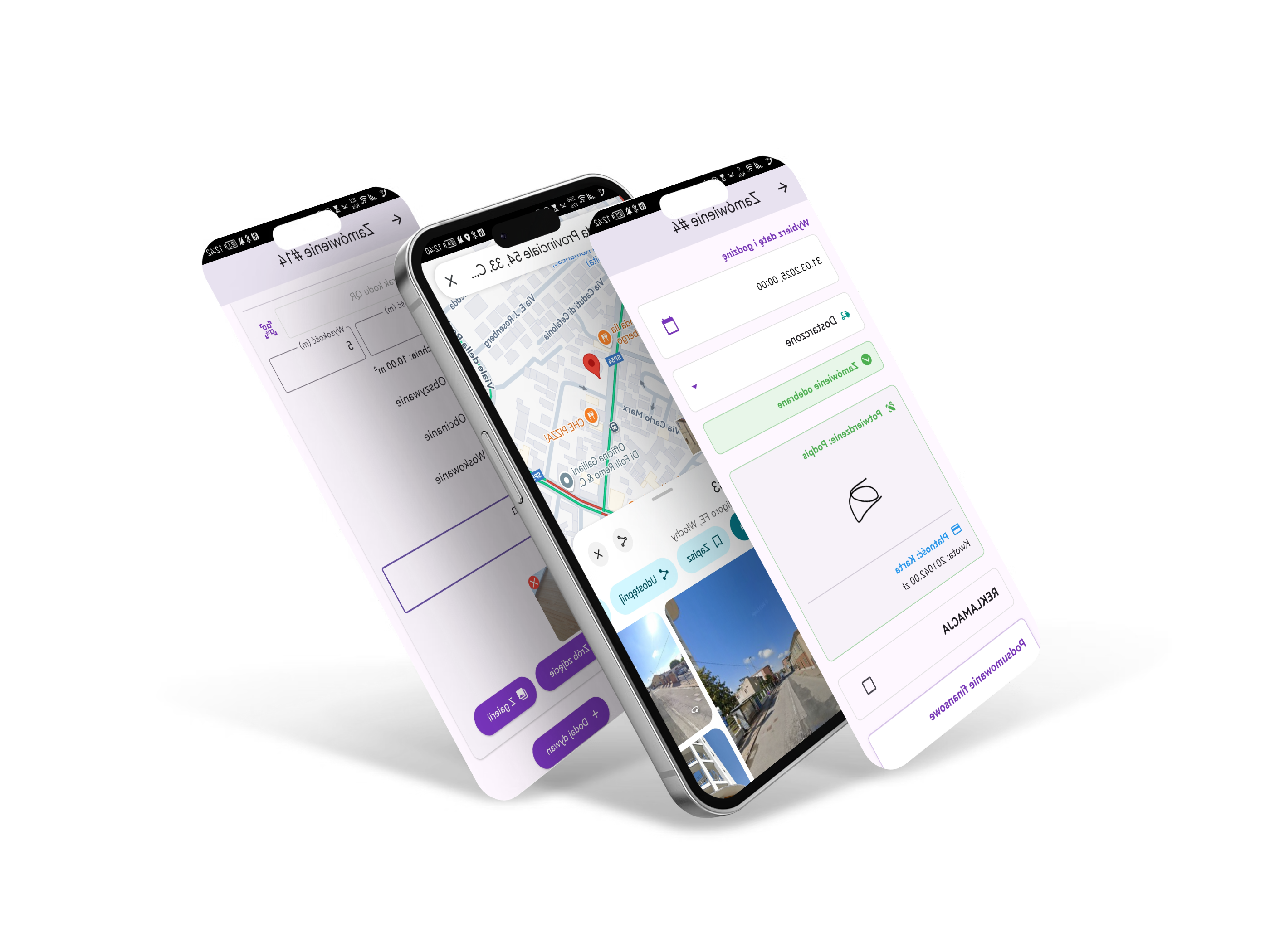 aplikacja mobilna na smartphonie